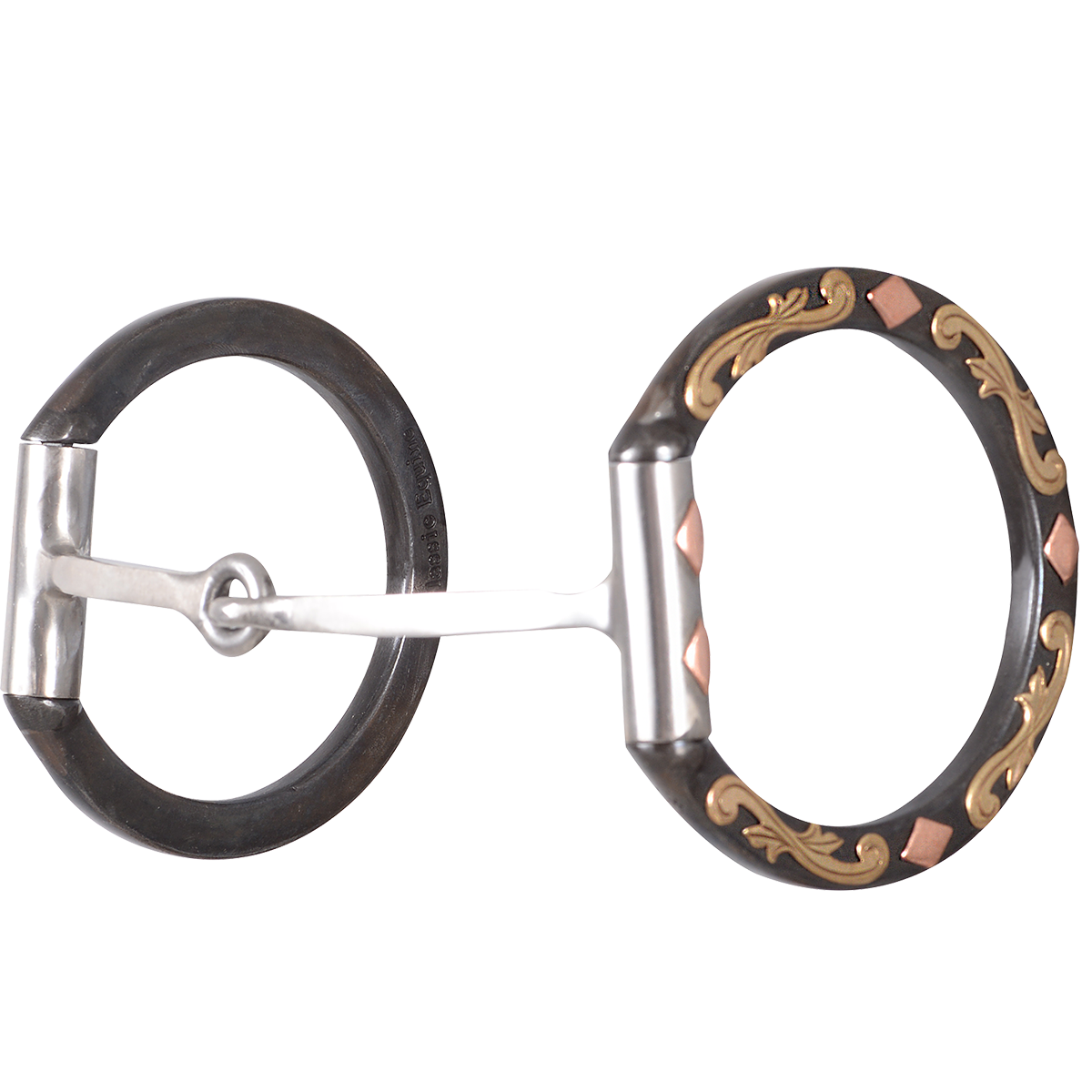 Classic Equine Barrel Bit Dee Ring Square Snaffle