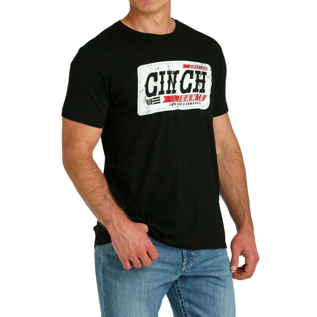 Cinch Black SS T Shirt