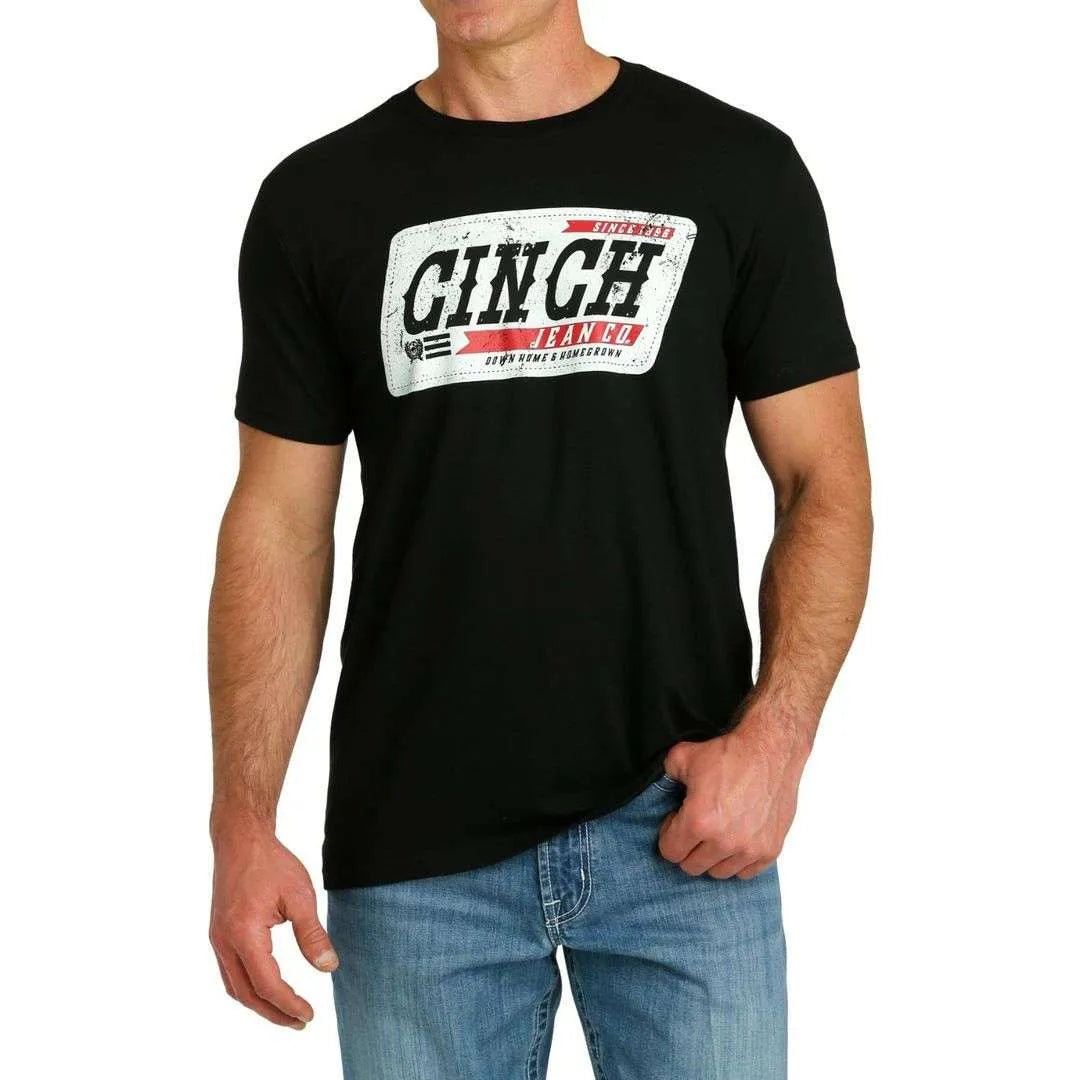 Cinch Black SS T Shirt