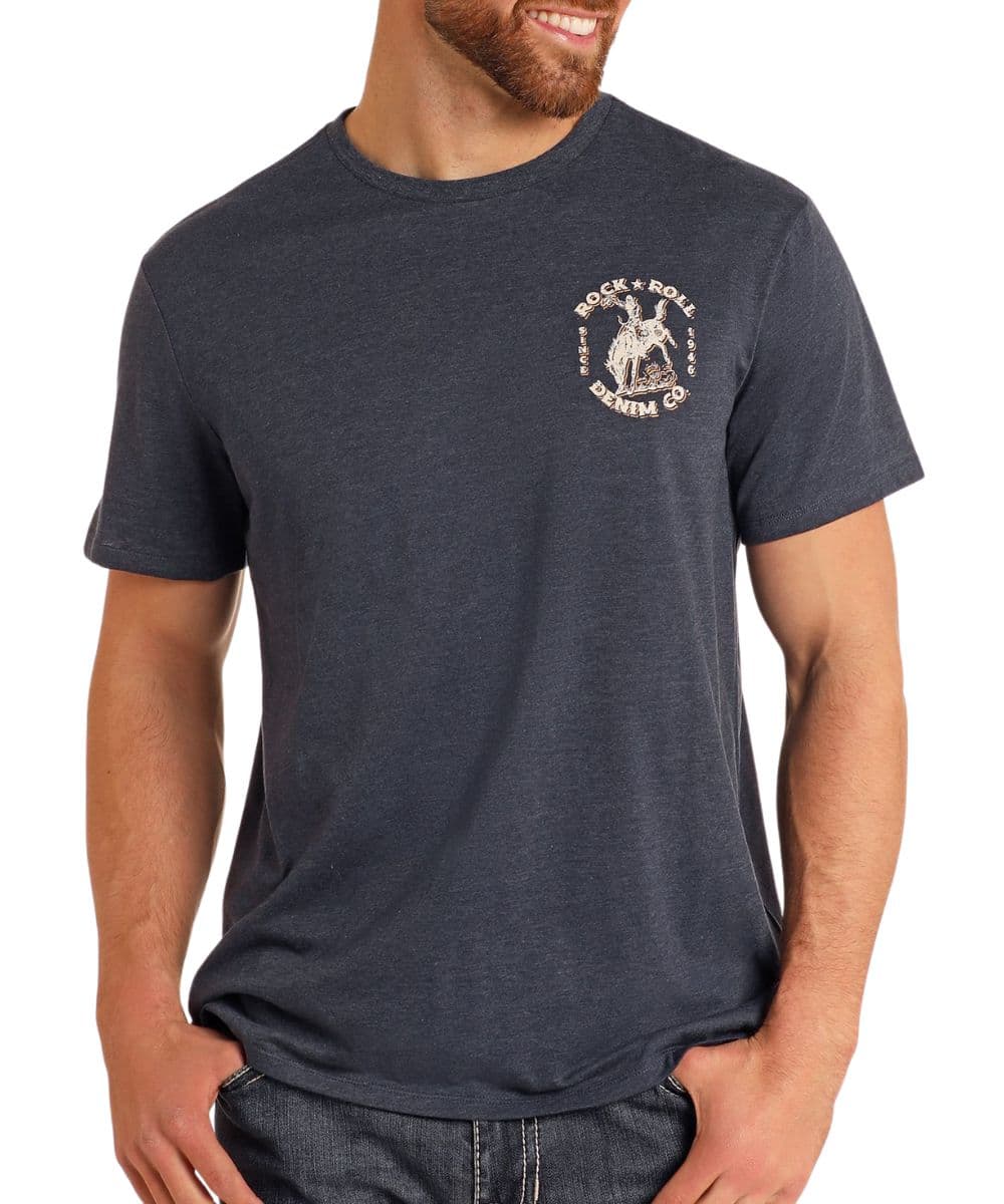 Rock and Roll Denim Bronco Tee