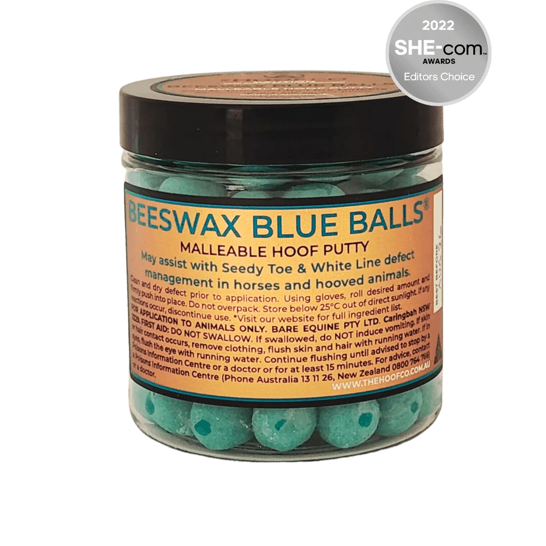 The Hoof Co Beeswax BLUE Balls