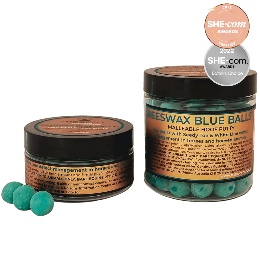 The Hoof Co Beeswax BLUE Balls