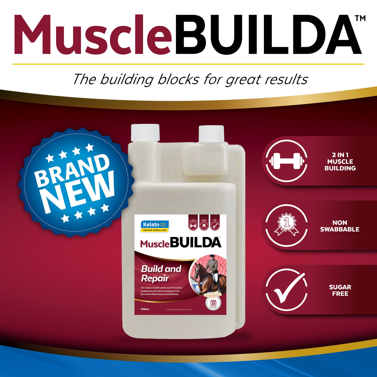 Kelato MuscleBUILDA 946ml