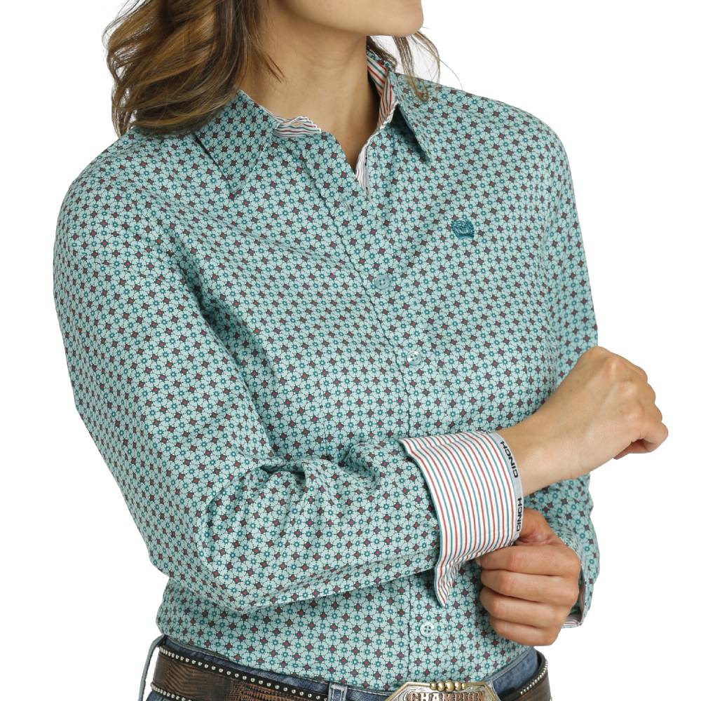 Cinch Wmns Long Sleeve Western Shirt - Boxing Day Sales