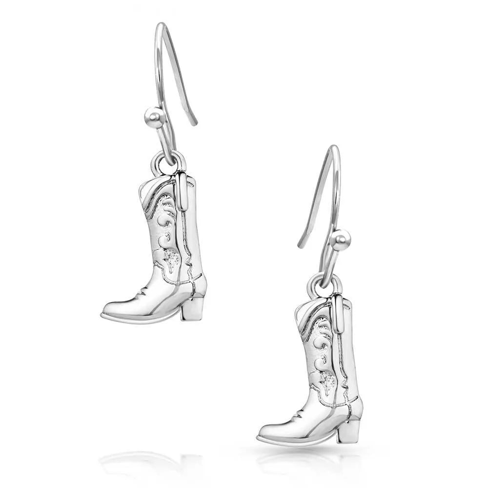 Montana Silversmith Sculpted Cowboy Boot Earrings