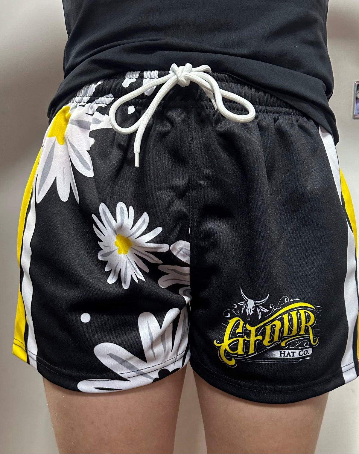 G Four Daisy Footy Shorts