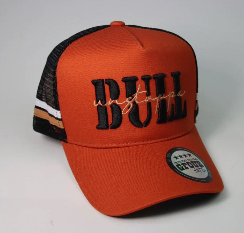 G Four UnstoppaBULL Rusty Deep Fit Trucker