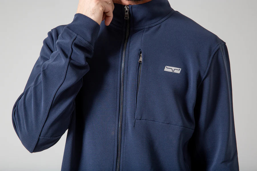 Kimes Ranch Kuna Front Zip Jacket Navy