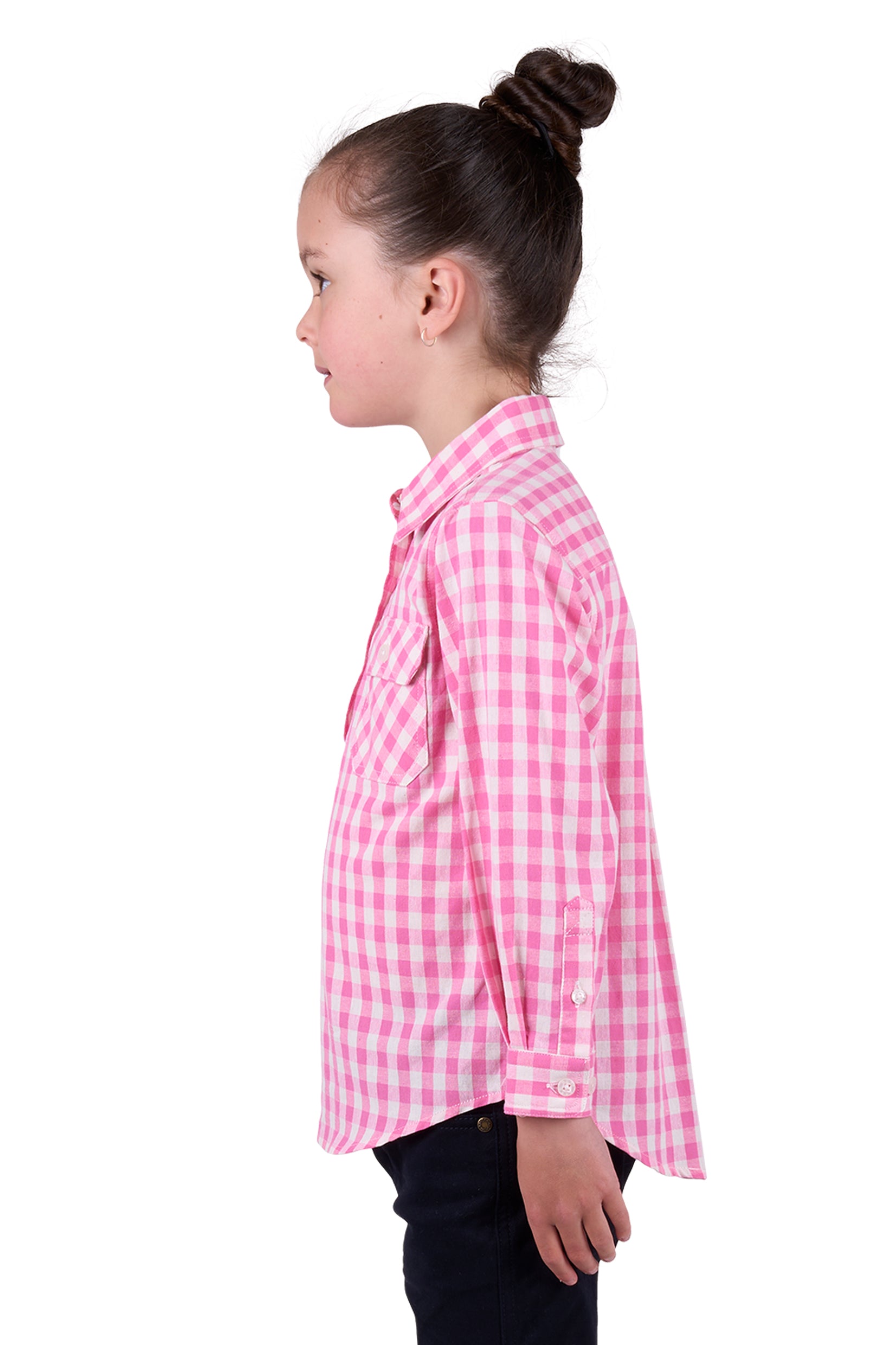Hard Slog Kids Melly 1/2 Pocket Long Sleeve Shirt