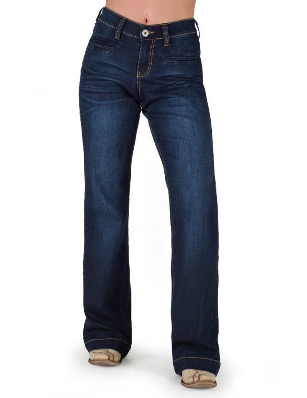 Cowgirl Tuff Ladies Platinum Boot Cut Jeans