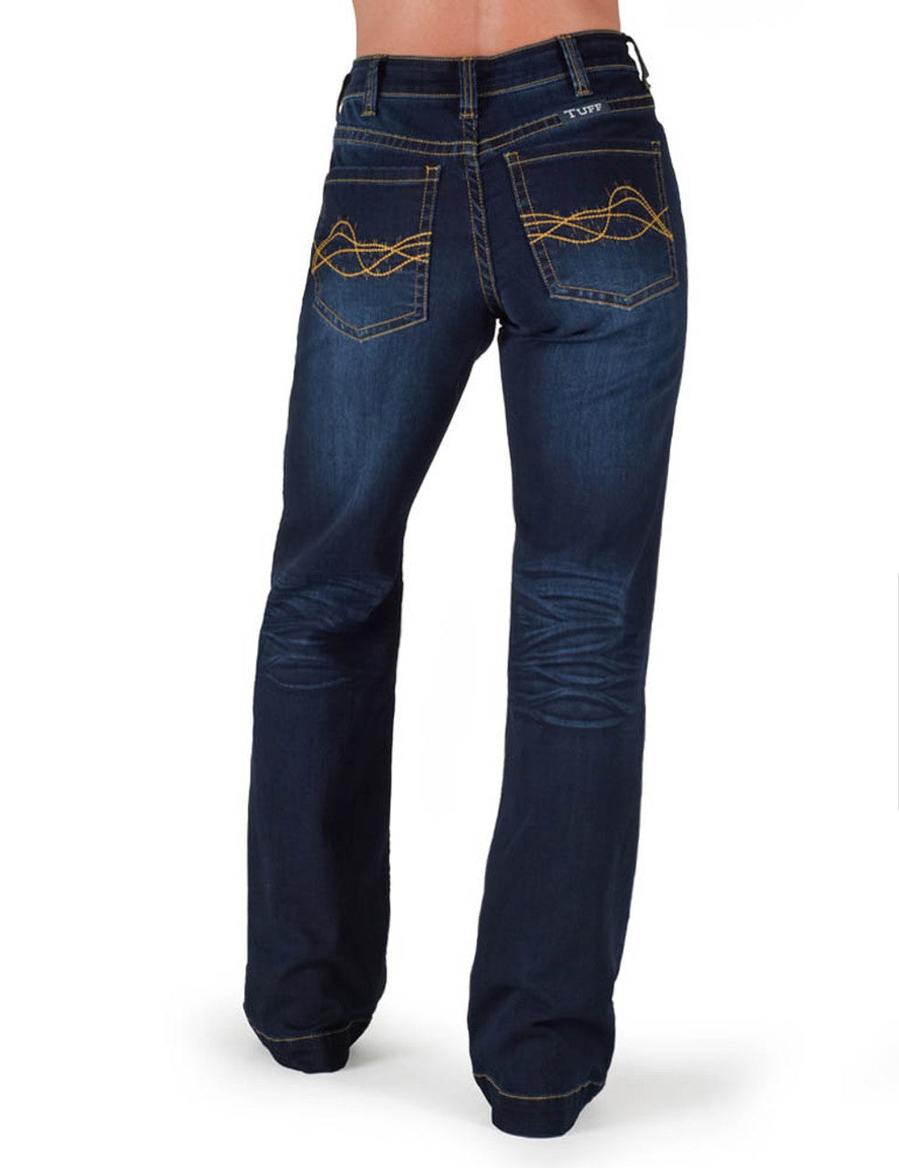 Cowgirl Tuff Ladies Platinum Boot Cut Jeans