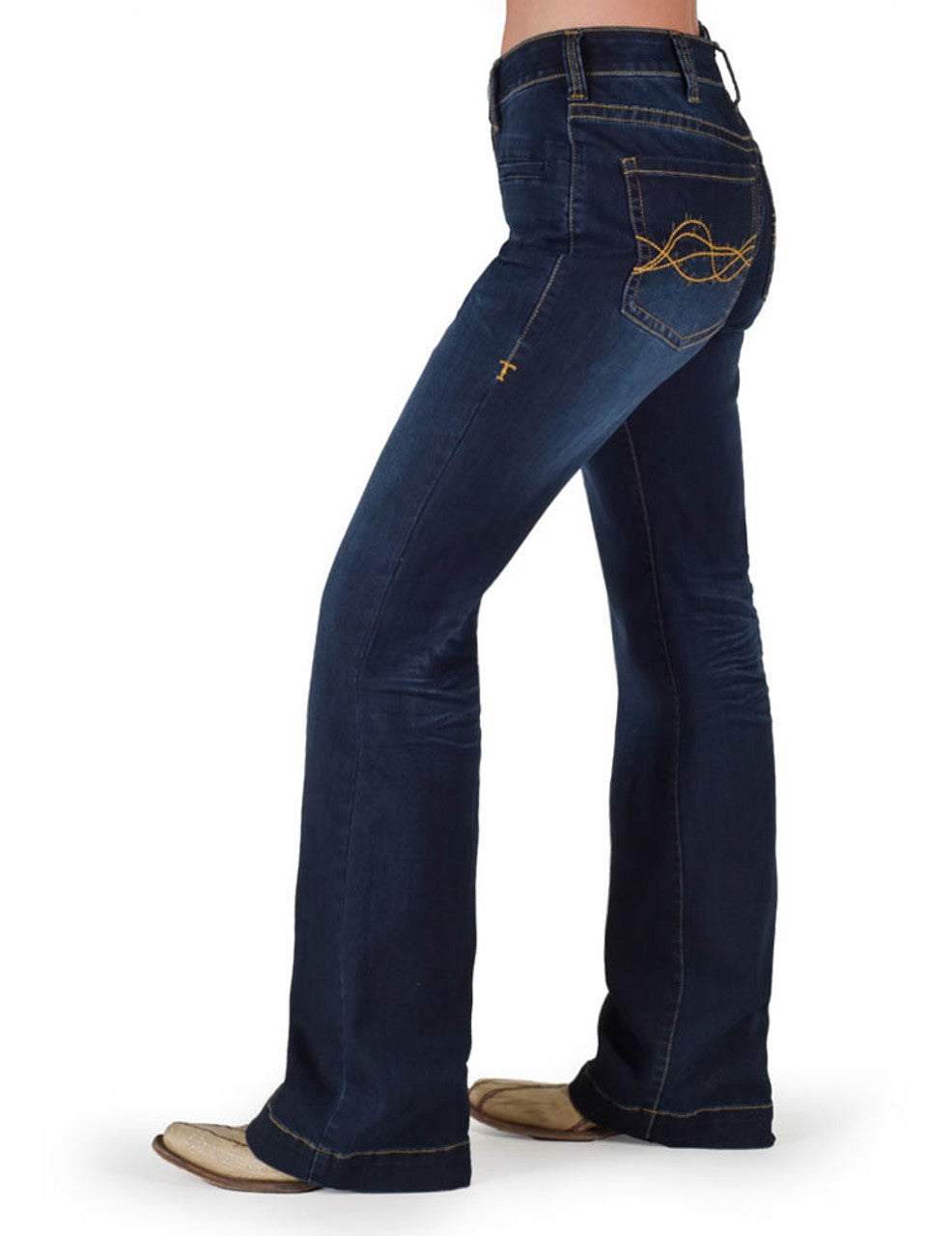 Cowgirl Tuff Ladies Platinum Boot Cut Jeans