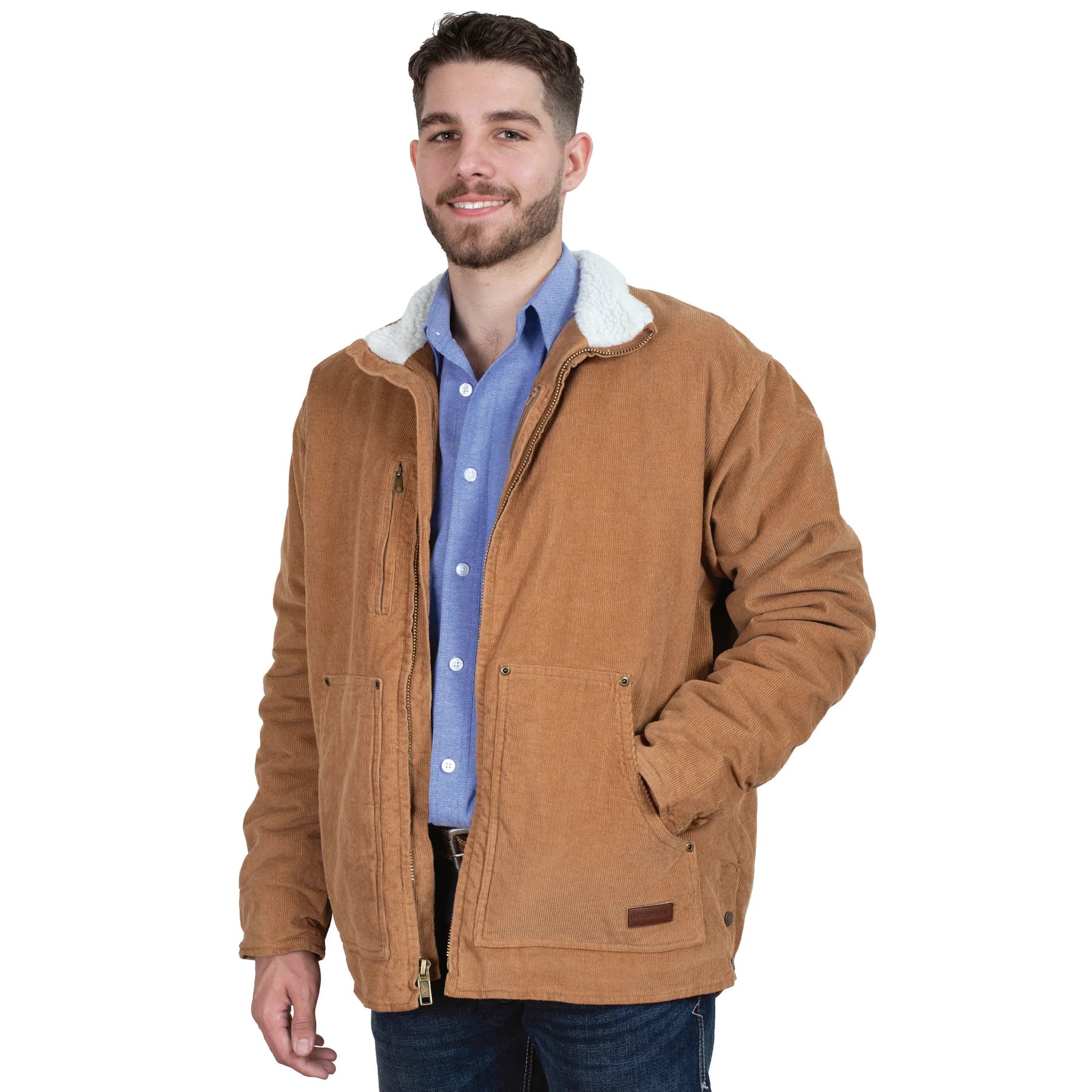 Just Country Mns Diamantina Sherpa Corduroy Jacket
