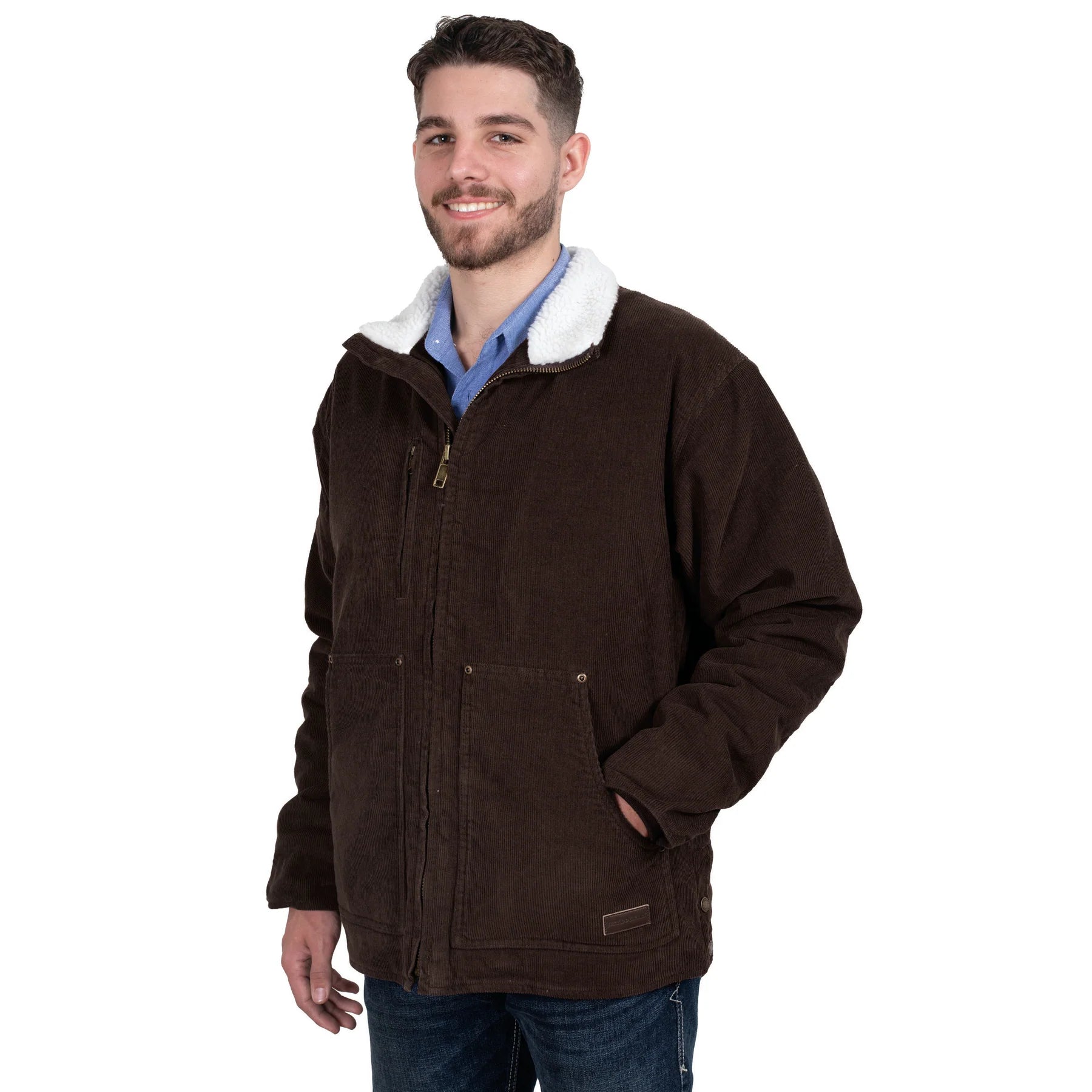 Just Country Mns Diamantina Sherpa Corduroy Jacket