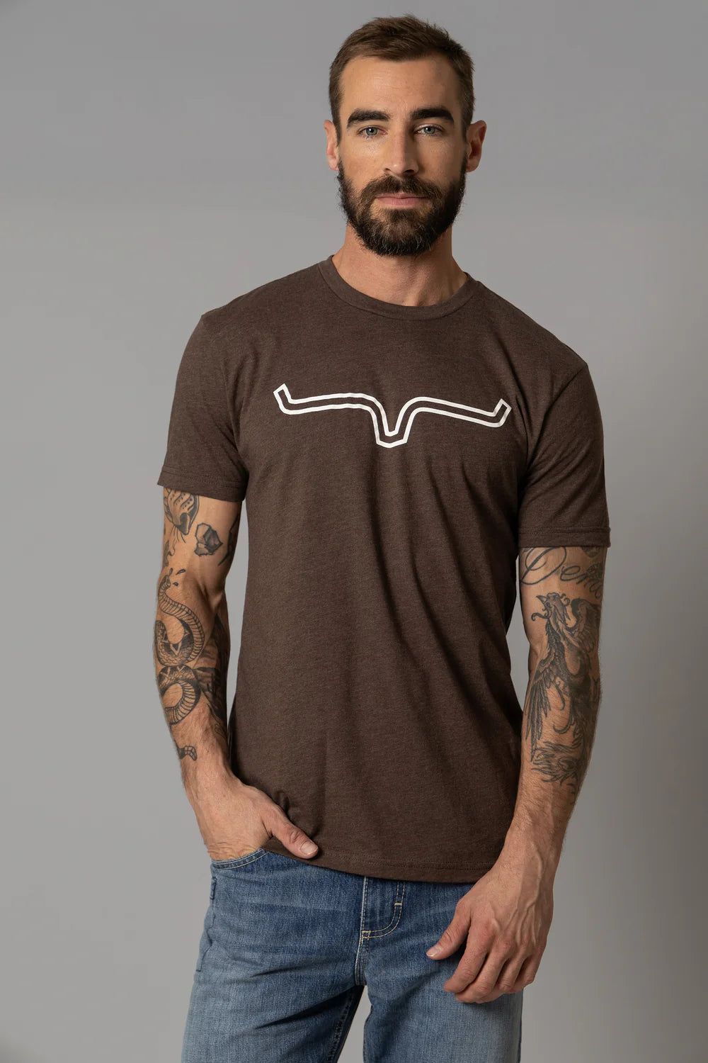 Kimes Ranch Outlier Mens T Shirt - Espresso