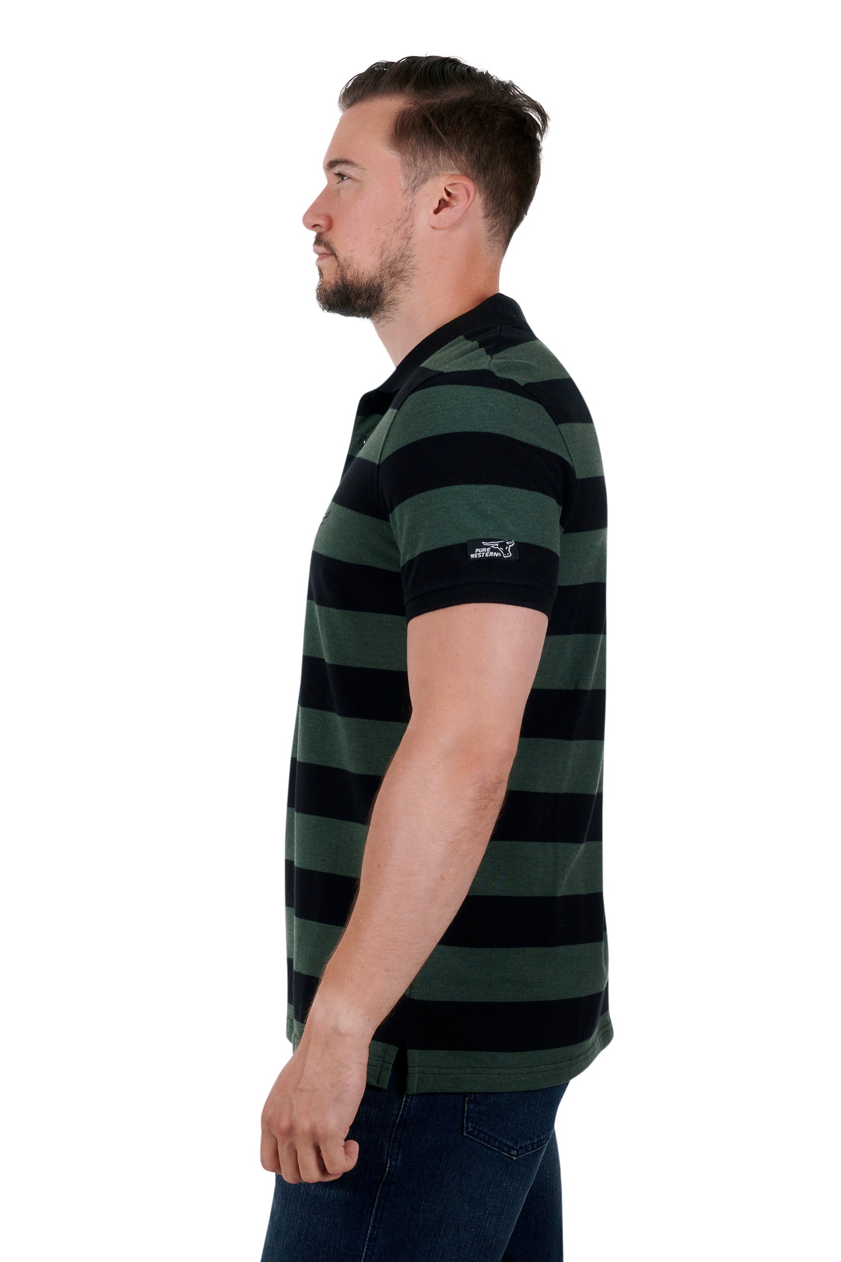 Pure Western Mens Allington SS Polo - Boxing Day Sales