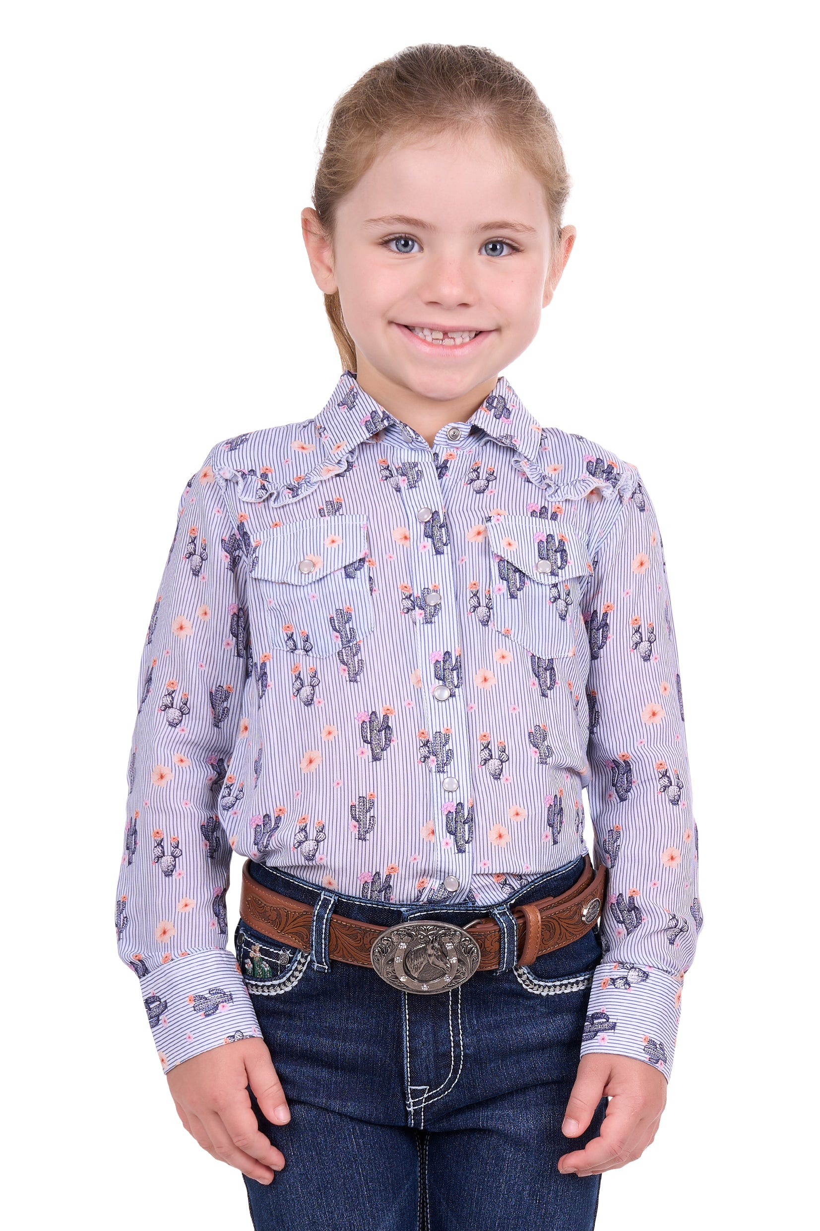 Pure Western Girls Mavis LS Shirt