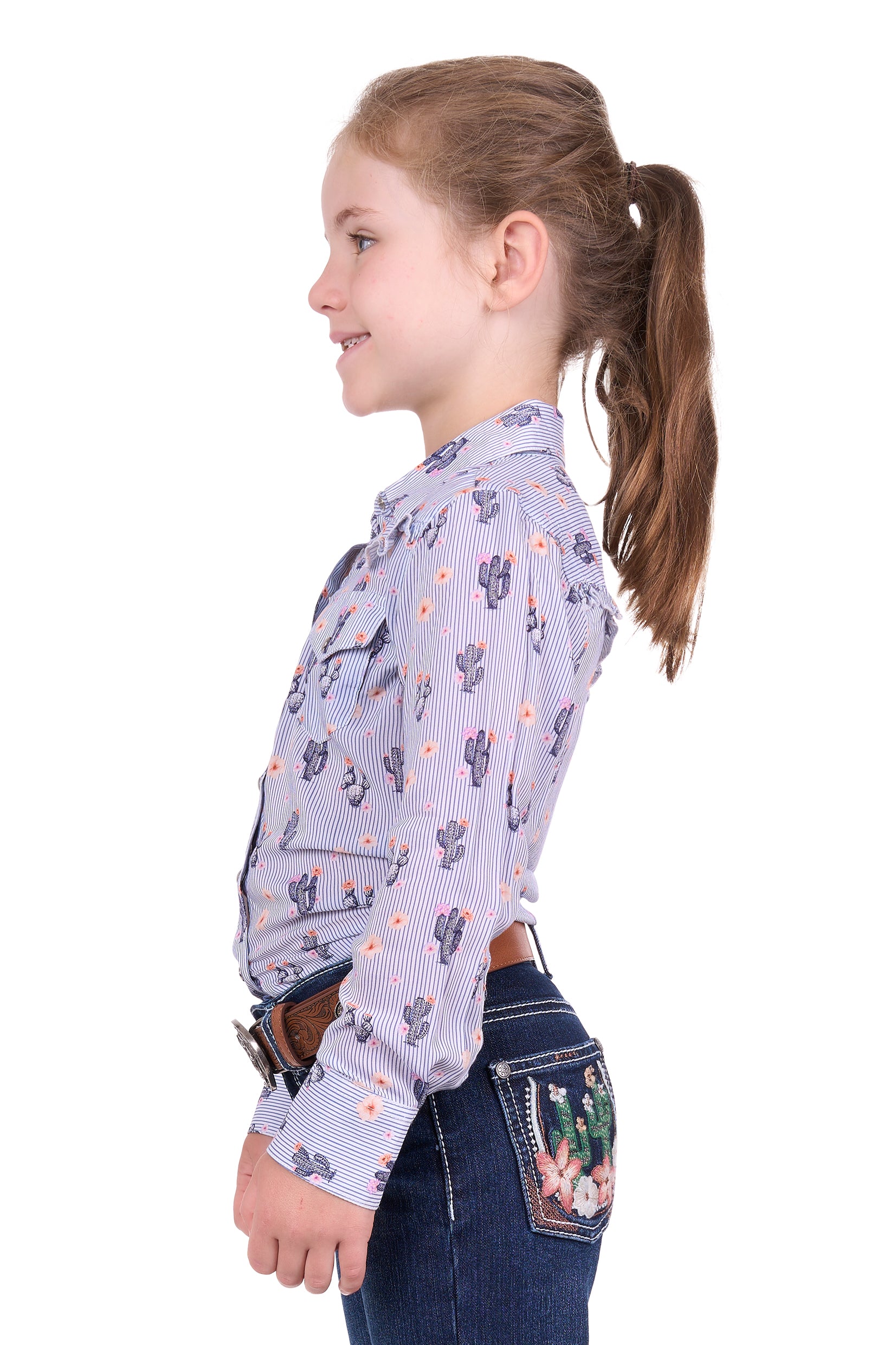 Pure Western Girls Mavis LS Shirt