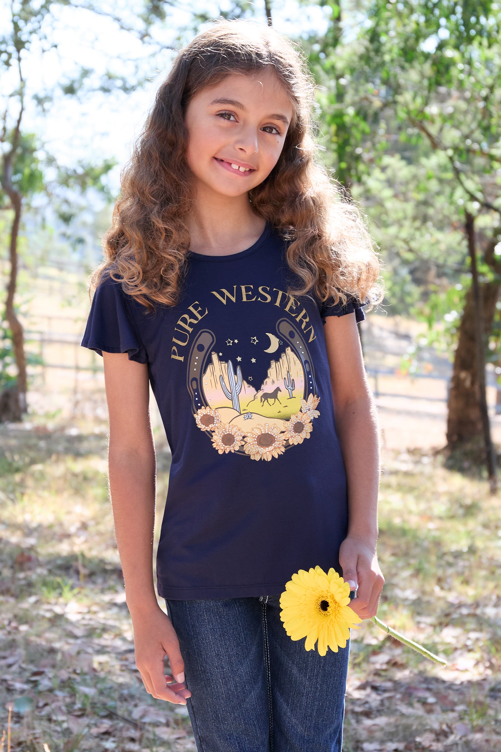 Pure Western Girls Ariana SS Tee