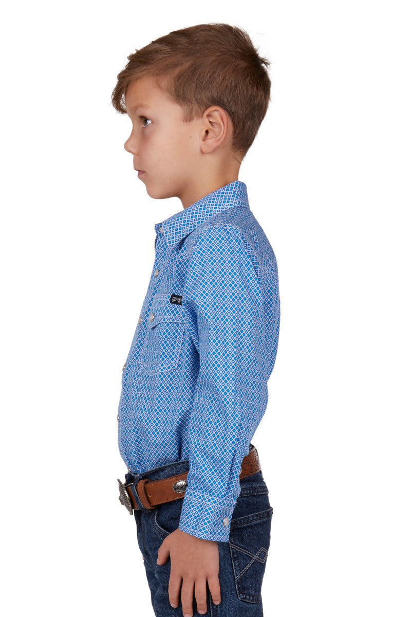 Pure Western Boys Hewitt LS Shirt