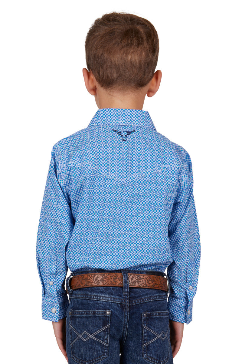 Pure Western Boys Hewitt LS Shirt