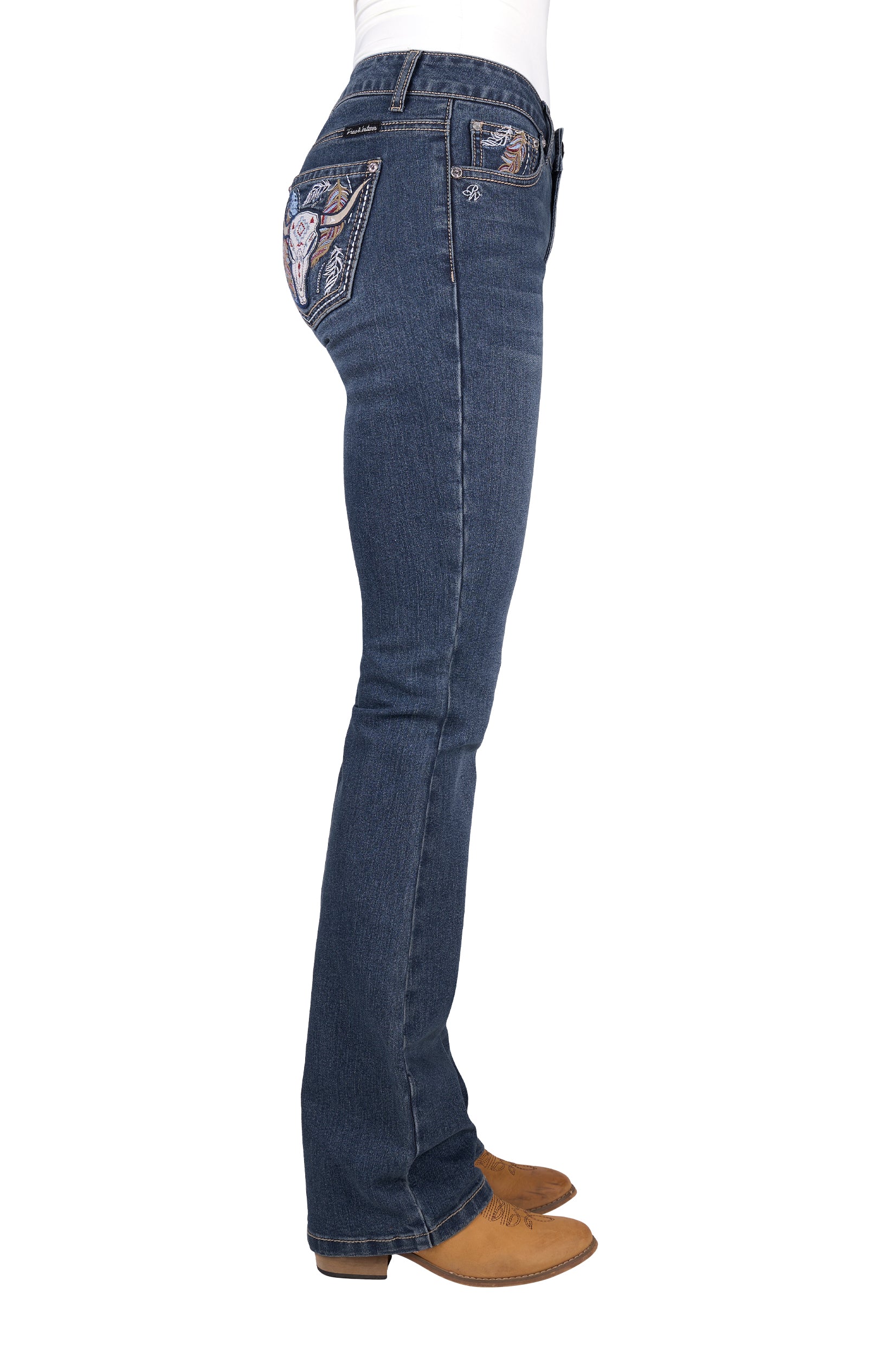 Pure Western Wmns Bec Boot Cut Jean