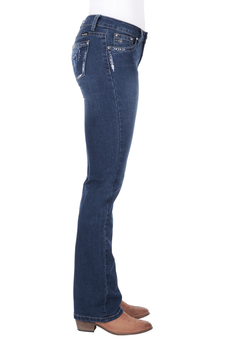 Pure Western Wmns Trisha Bootcut Jean - End of Summer Sale