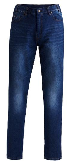 Pilbara Mens Distress Denim Stretch Jeans Blue