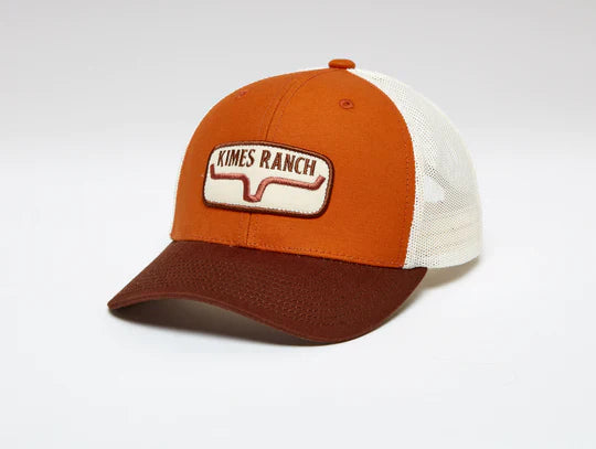 Kimes Rolling Trucker Cap Burnt Orange