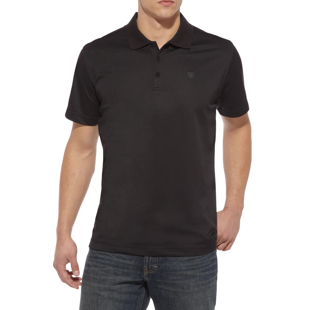 Ariat Mns Tek Polo Black