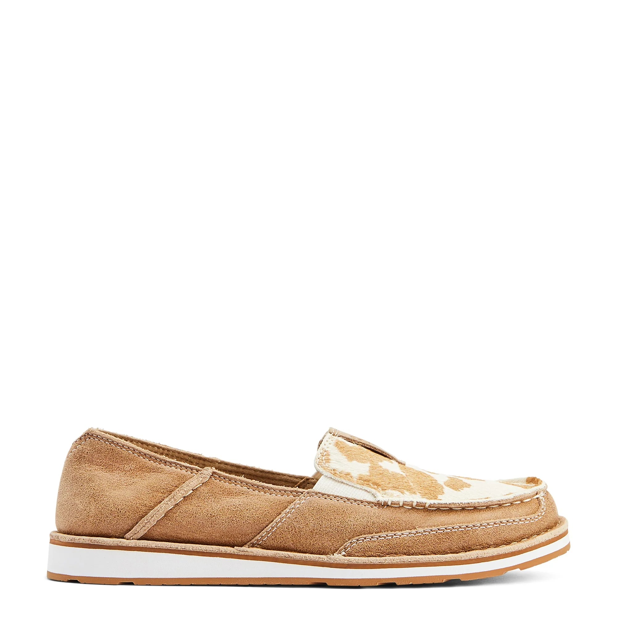 Ariat Wms Cruiser Adobe/Tan and White Hair On