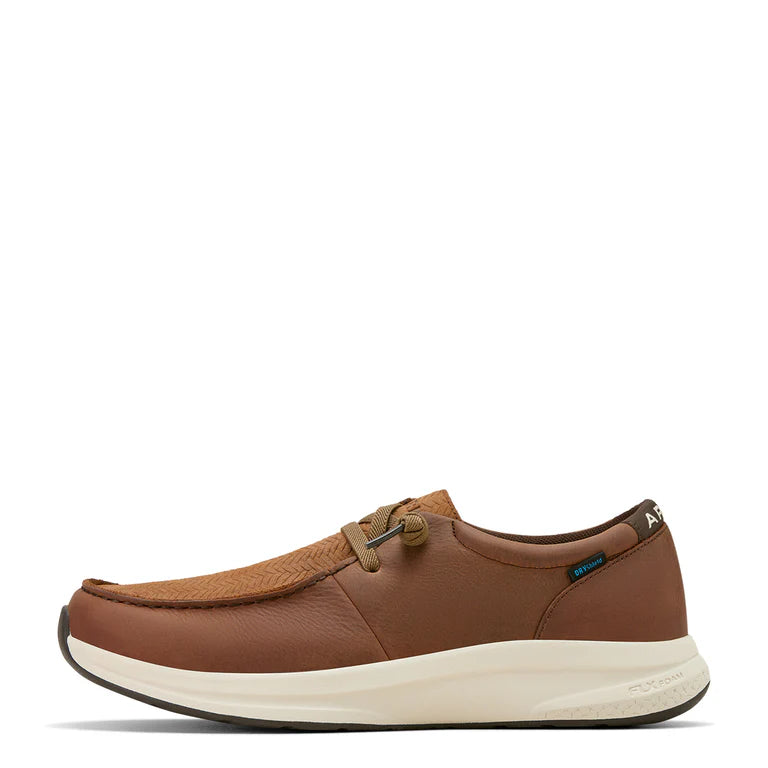 Ariat Mns Buckeye H2O Reliable Brown/Tan Woven Emboss