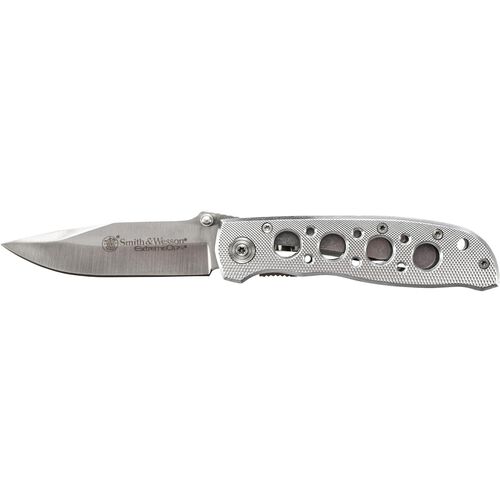 Smith and Wesson 105H Extreme Ops Silver Folding Knife