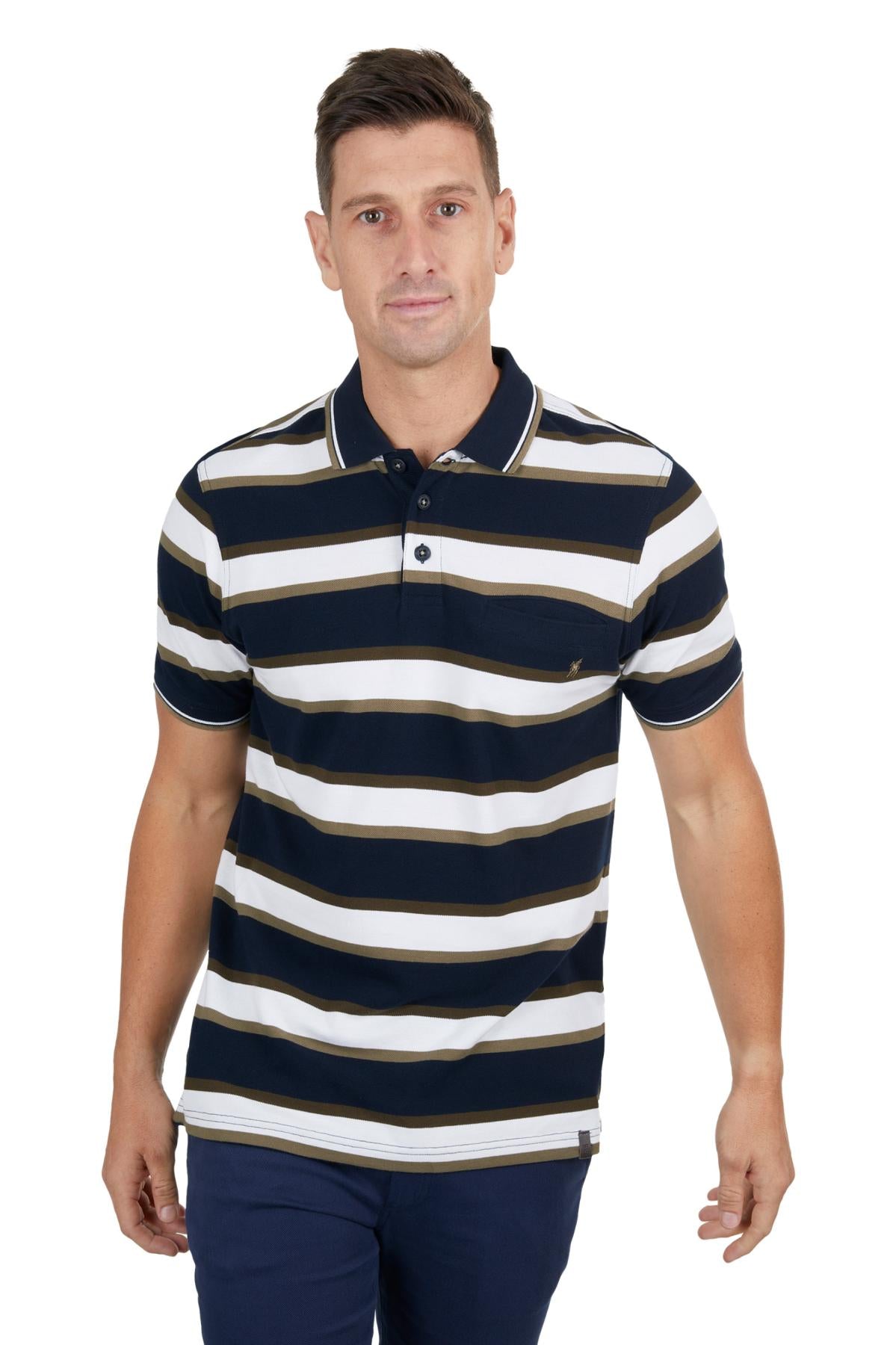 Thomas Cook Mens Ash Tailored SS Polo