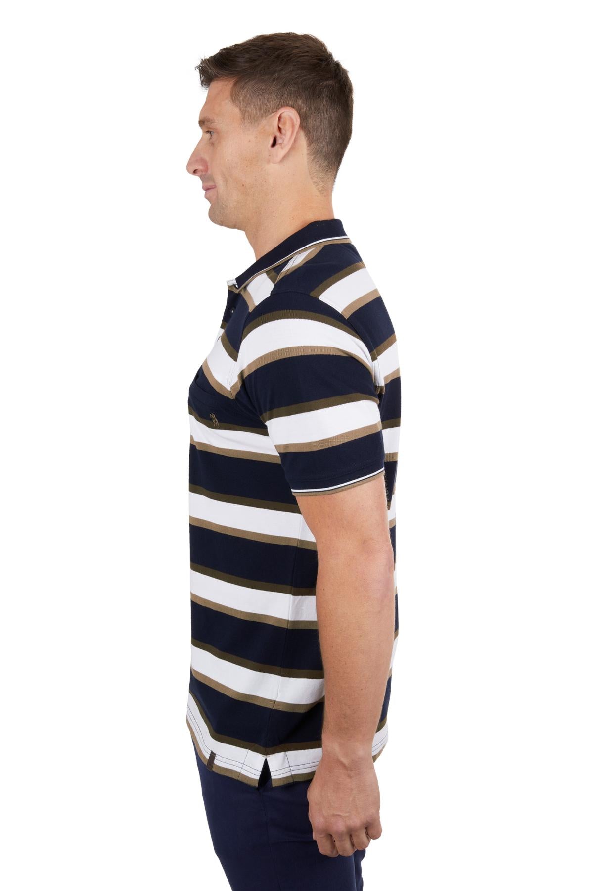 Thomas Cook Mens Ash Tailored SS Polo