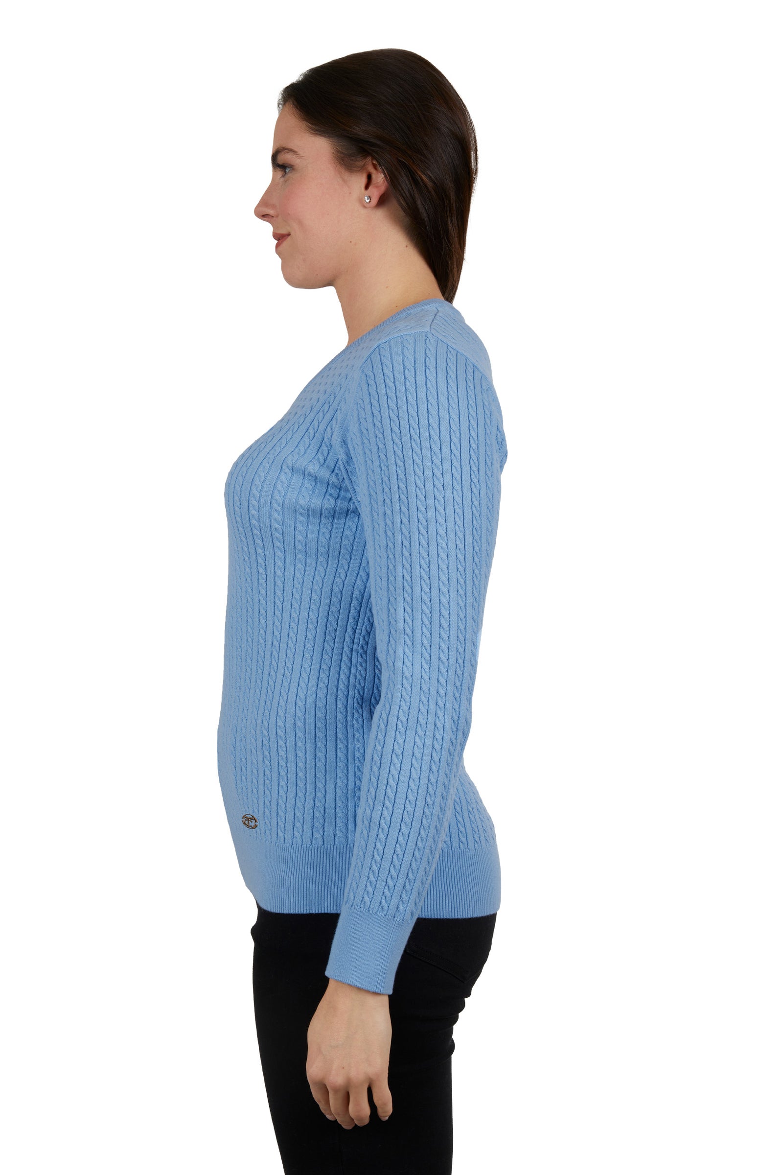 Thomas Cook Wmns Cable Knit Jumper Black Friday Sale Saddleworld Ipswich