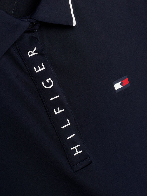 Tommy Hilfiger Harlem Short Sleeve Logo Polo Desert Sky