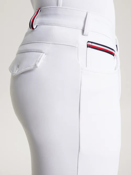 Tommy Hilfiger Geneva All Season Competition Breeches Full Grip Optic White