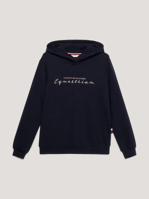 Tommy Hilfiger Metallic Graphic Logo Hoodie Desert Sky