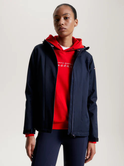 Tommy Hilfiger Barcelona Fitted Rain Jacket Desert Sky