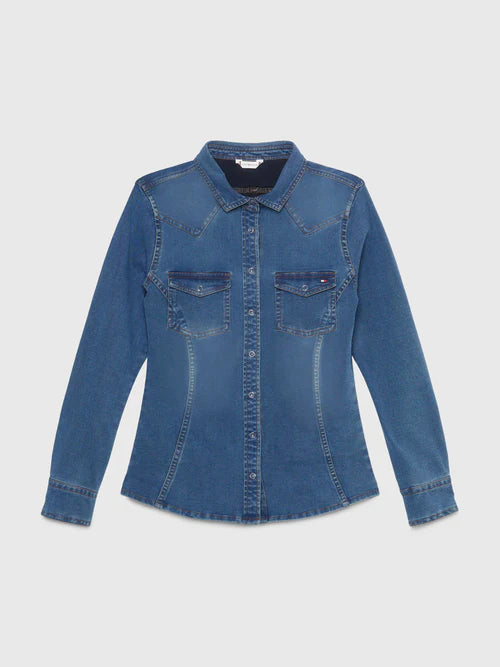 Tommy Hilfiger Woodside Stretch Denim Shirt Heritage