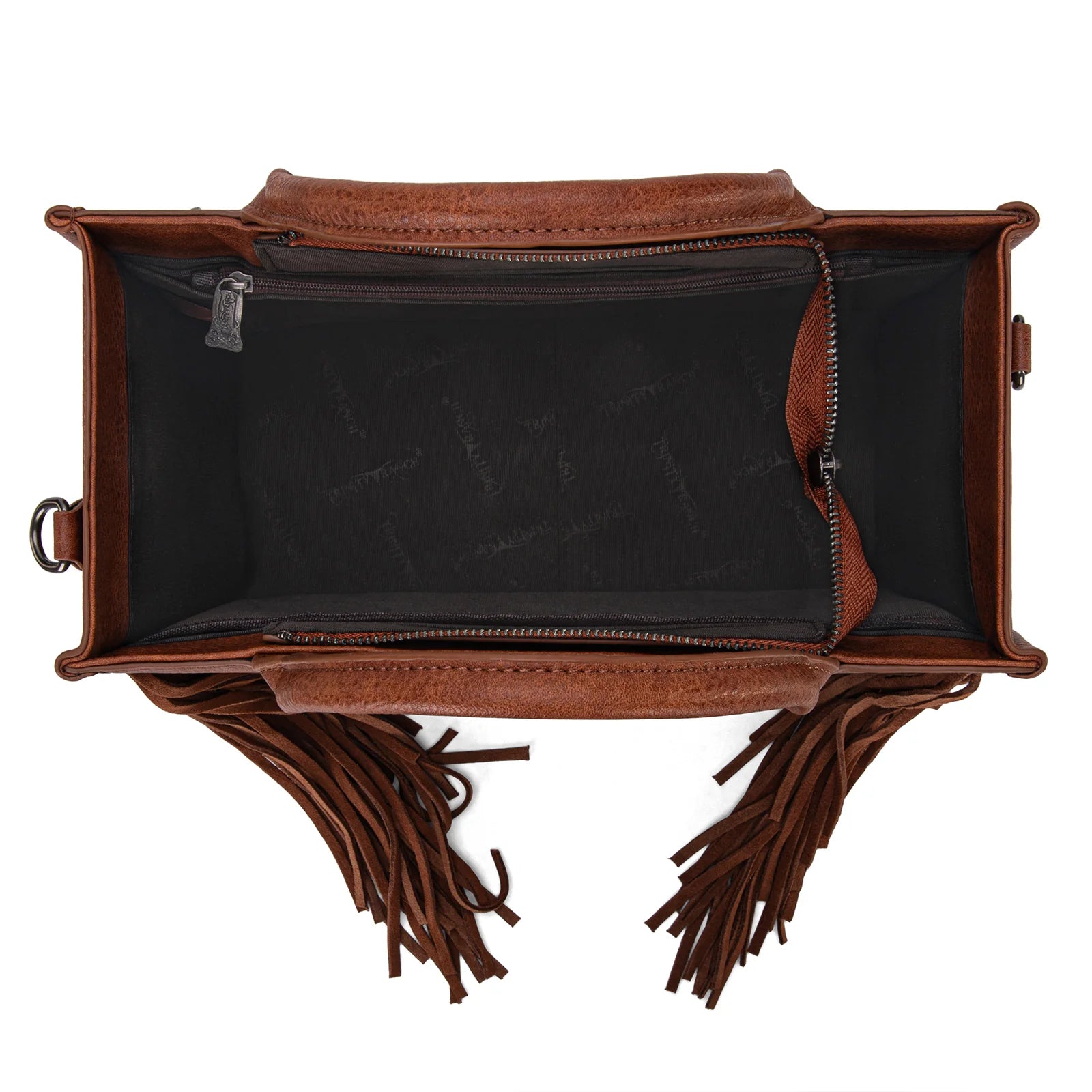 Trinity Ranch Floral Tooled Fringe Concealed Carry Tote Crossbody Saddleworld Ipswich