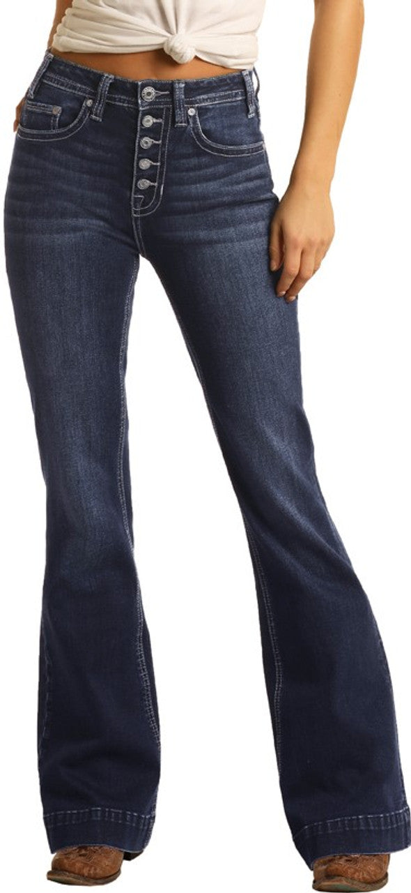 High rise hot sale cowgirl jeans