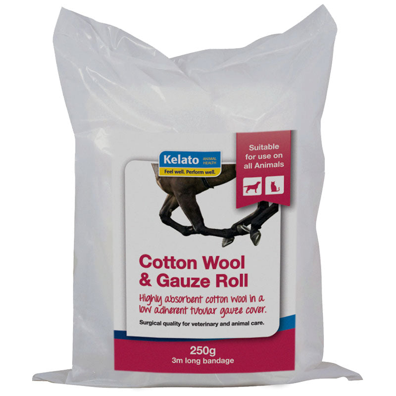 Kelato Cotton Wool & Guaze Roll 250Gm