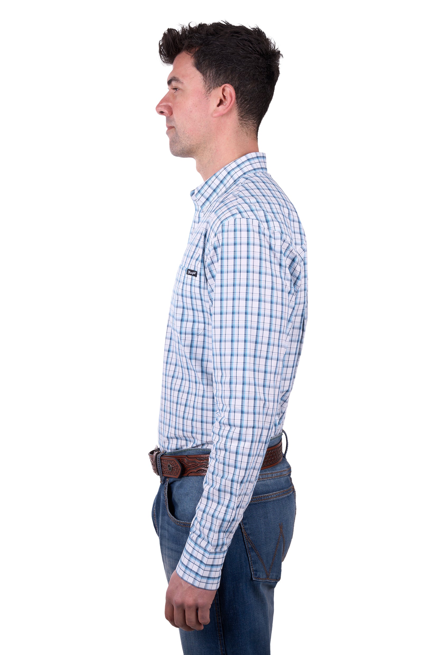 Wrangler Mens Owen Long Sleeve Shirt