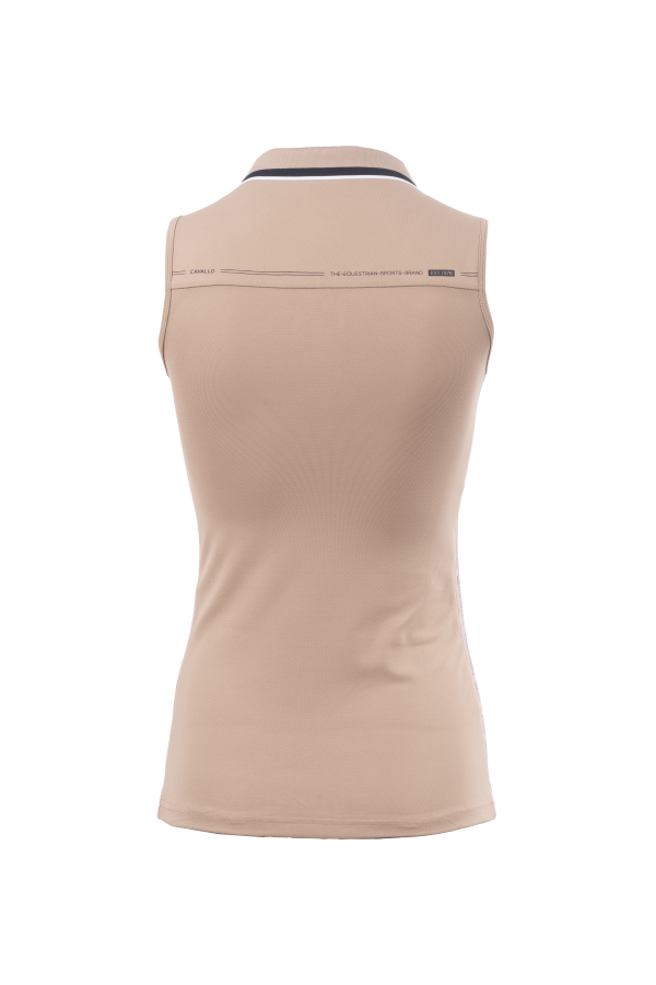 Cavallo Fleur Sleeveless Polo Shirt - Boxing Day Sales