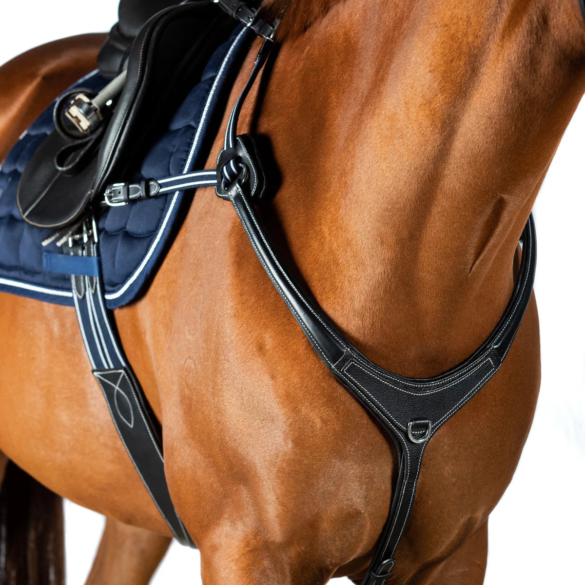 Flexible Fit AR 5 Point Leather Breastplate