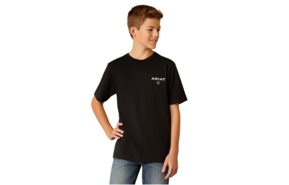 Ariat Bys Ariat American Rancher SS Tee Black