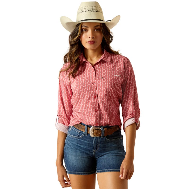 Ariat Wms Venttek LS Shirt Lyla Geo Stripe Print