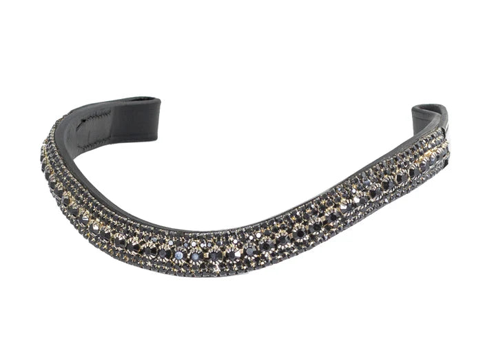 Flexible Fit Shine Premium Black Snaffle Bridle